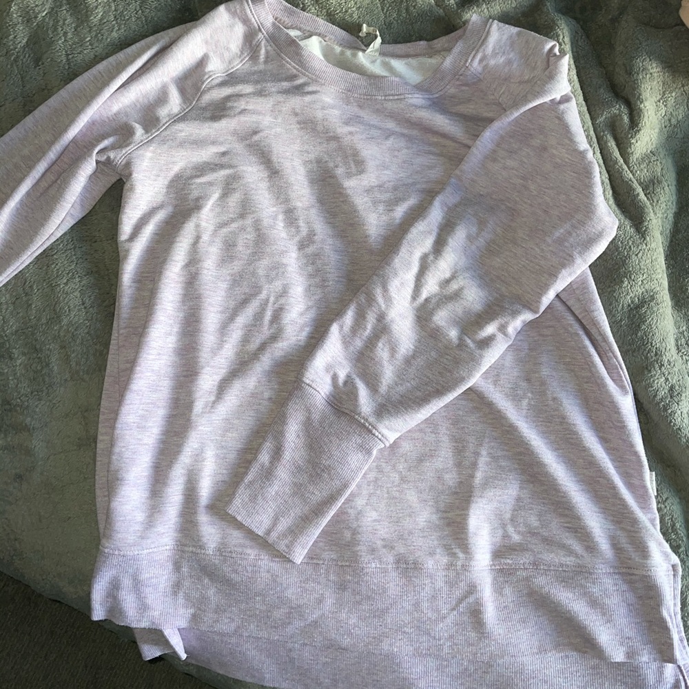 Lavender crew sweatshirt